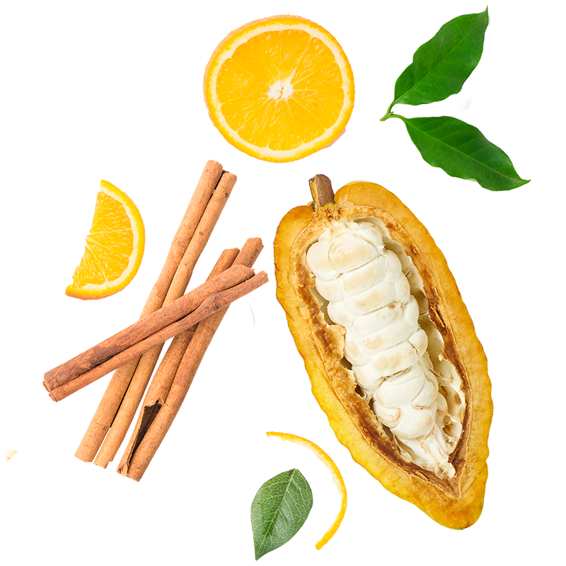 Berlingot Cacao Orange Douce Cannelle de Ceylan