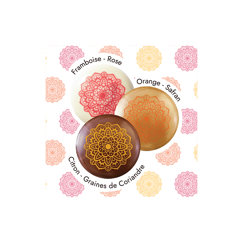 Coffret Chocolat aux épices - Route des Indes