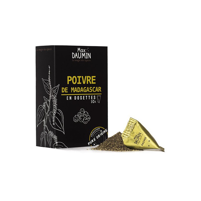 Poivre noir de Madagascar piper Nigrum 50 gr - Epiceslekanto