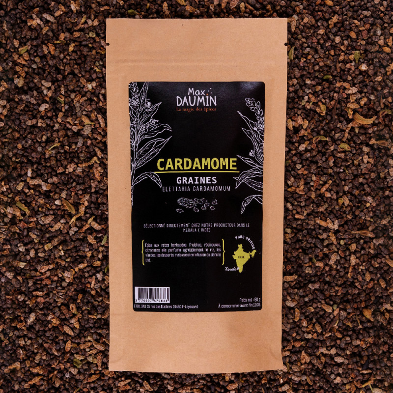 Cardamome en graines bio