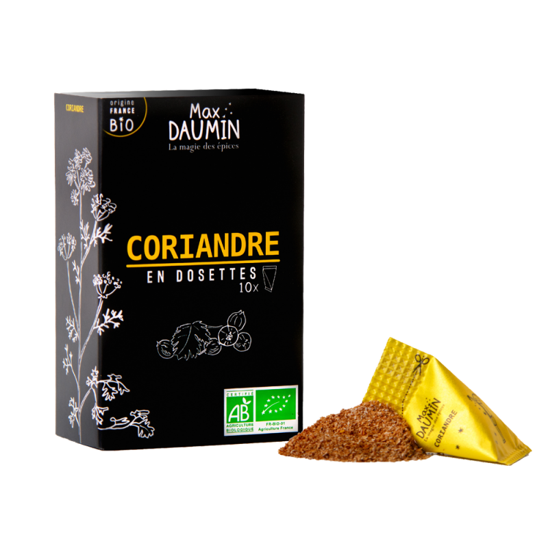 Organic coriander from France