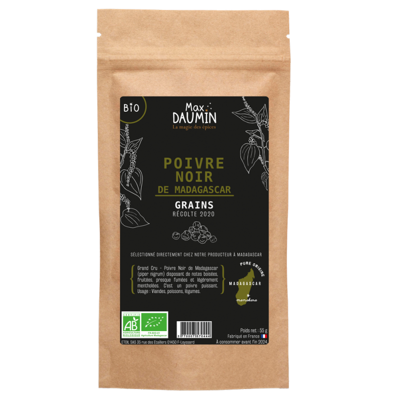 Poivre noir de Madagascar Bio