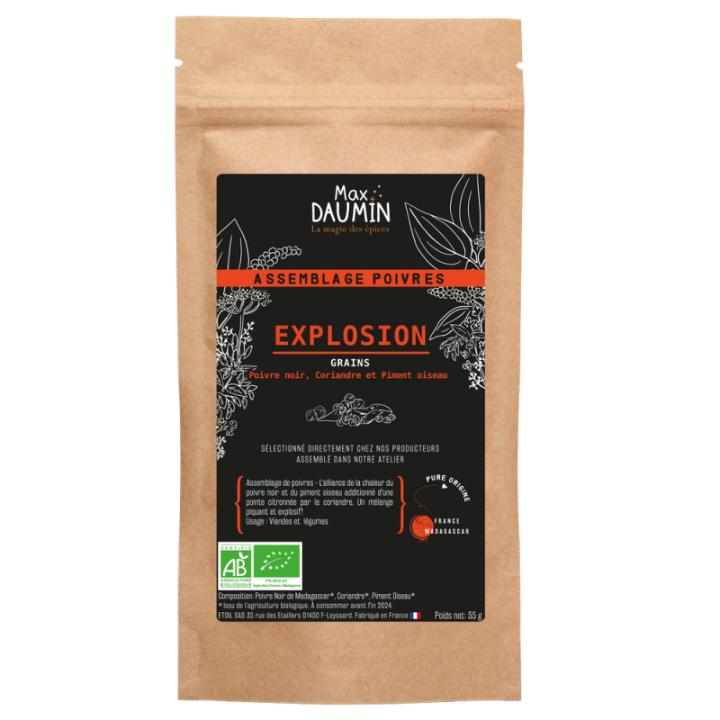 Assemblage Poivres - Explosion -Bio