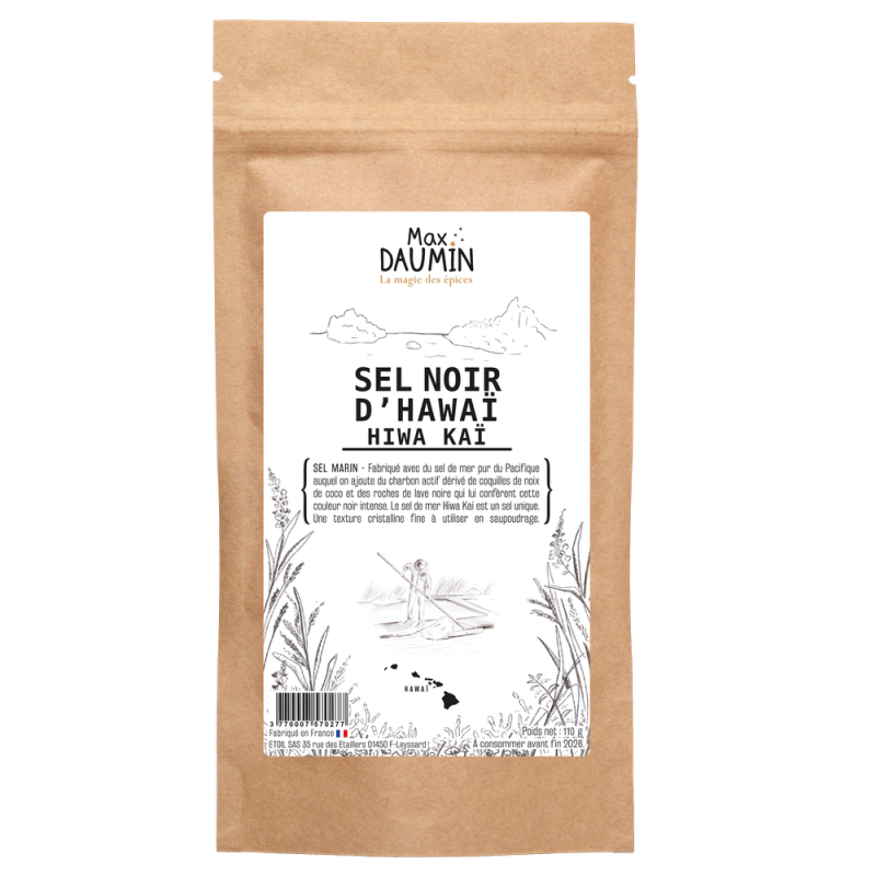 Sel noir d’Hawai Hiwa Kai