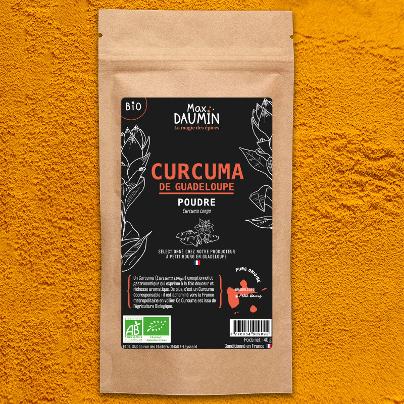 Curcuma Eco & Bio de Guadeloupe vrac