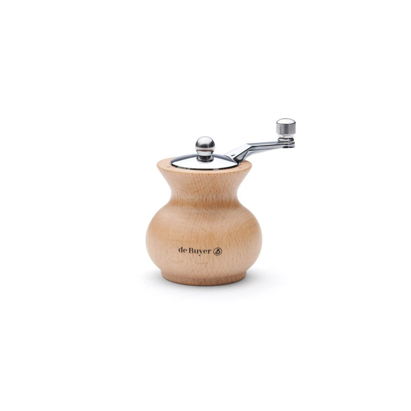 De Buyer Boogie Pepper Mill Natural Wood - Steel Mechanism