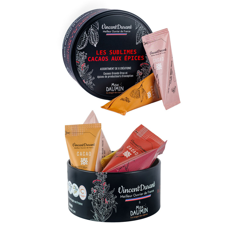 Les Sublimes Cacaos aux Épices & Fruits exotiques