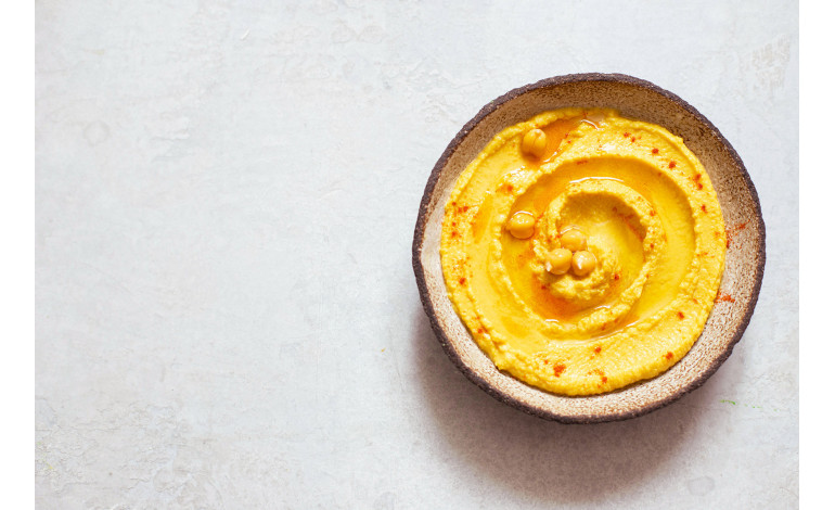 Houmous au curcuma